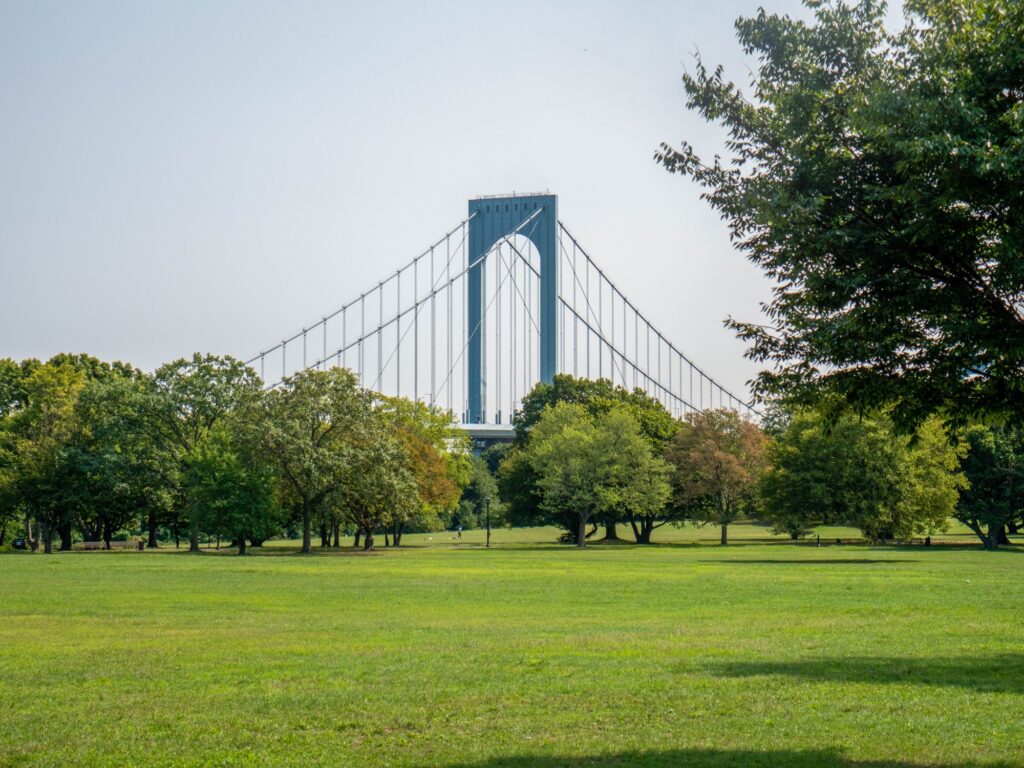 Verrazzano-Narrows Bridge in Staten Island, New York